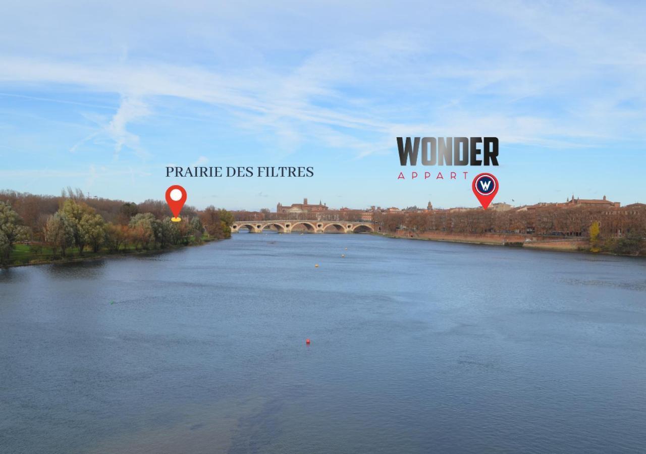404 - Wonder Appart - Vue Garonne - Toulouse Bagian luar foto