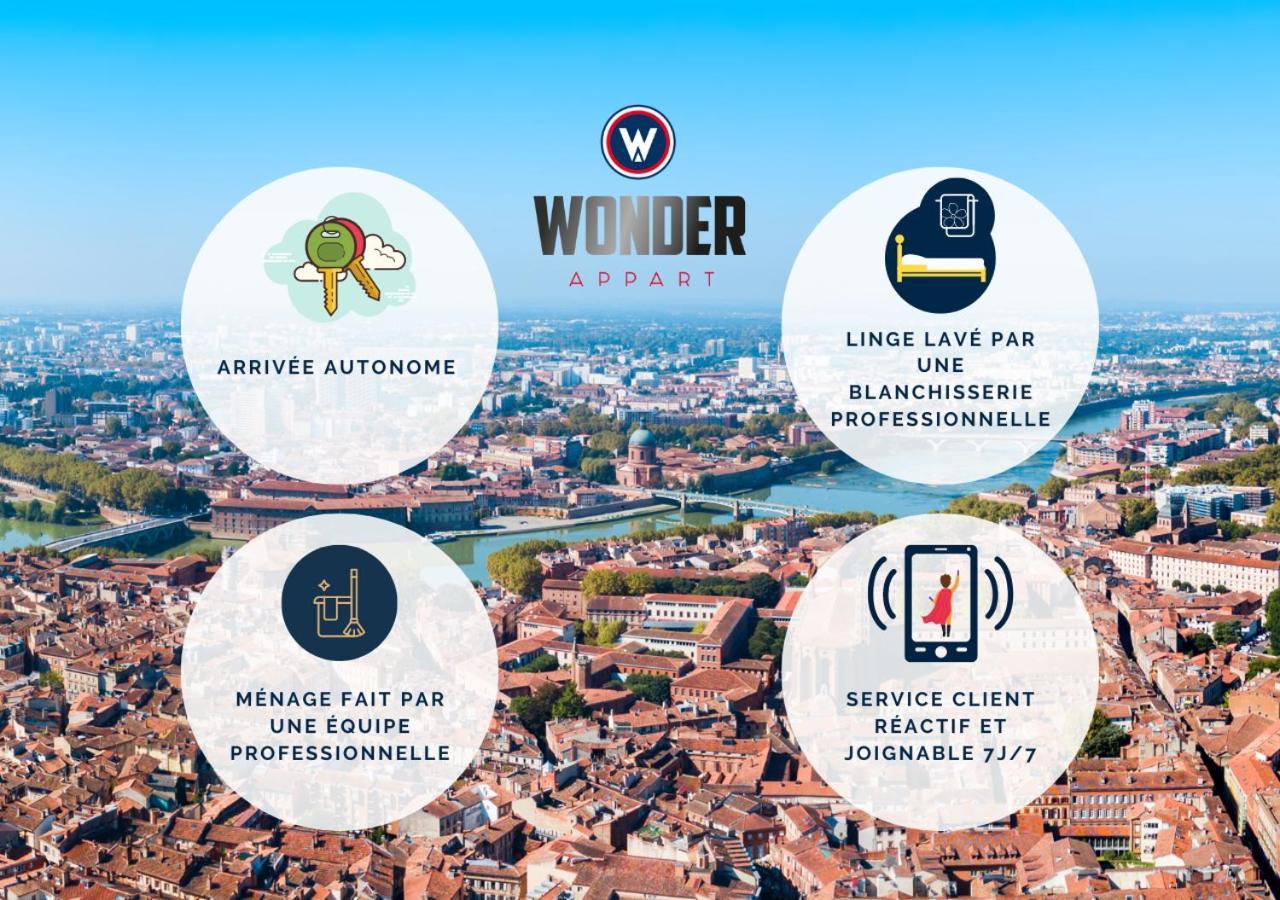 404 - Wonder Appart - Vue Garonne - Toulouse Bagian luar foto